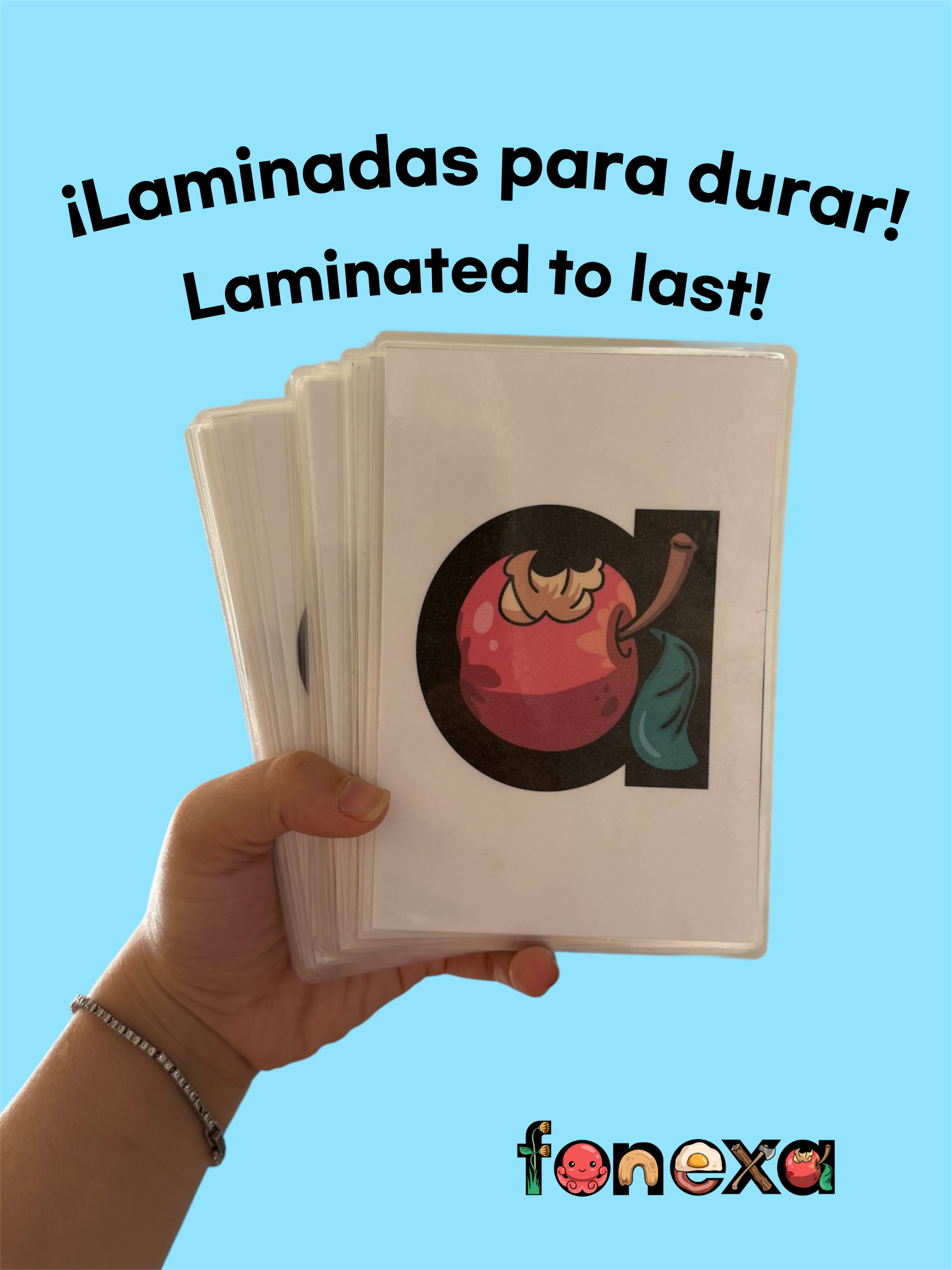 Tarjetas didácticas de Fonexa