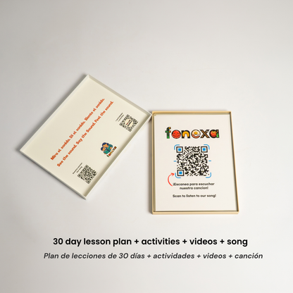 Tarjetas de memoria grandes Fonexa | Mnemotecnia con pictogramas integrados | Tarjetas de memoria mnemotécnicas para niños