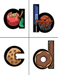 digital mnemonic phonics flashcards for kids with embedded images