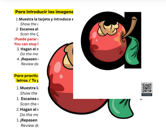 free mnemonic flashcard letter A phonics sample