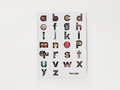 mnemonic alphabet poster for kids with letter sounds
