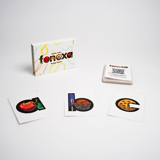 mnemonic phonics flashcards for kids with embedded pictograph images